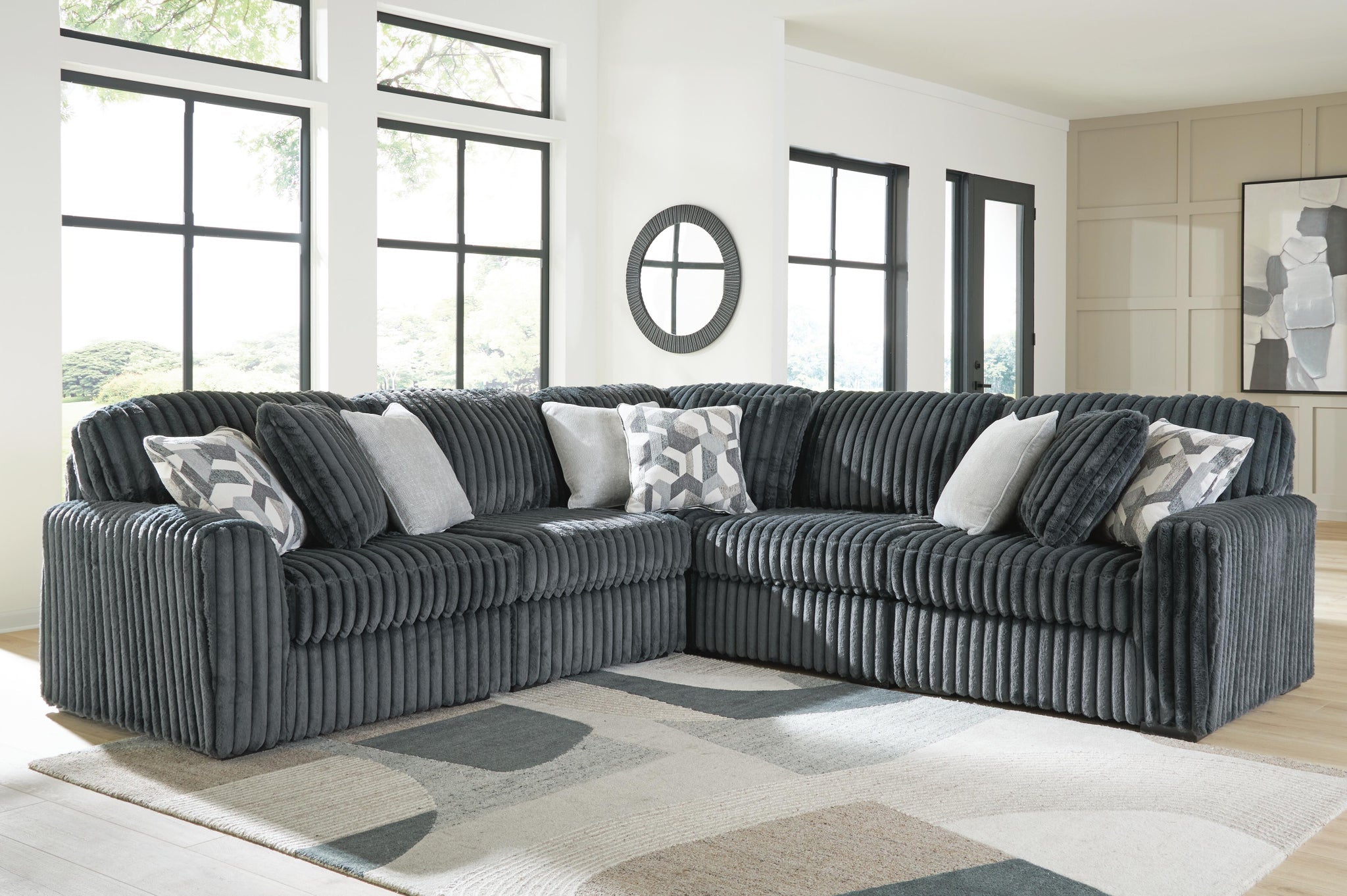 Midnight-Madness 5-Piece Sectional – Martin-Sale Furniture Co. Inc.