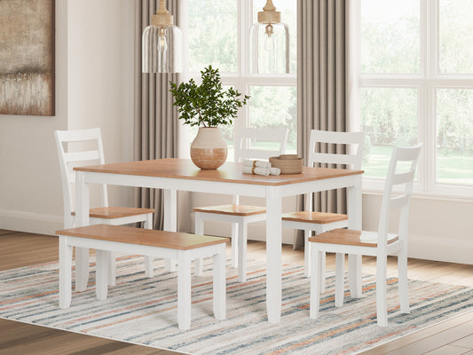 Gesthaven Dining Room Table Set (6/CN)