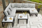 Beachloft 8-Piece Sectional with Ottoman and Coffee Table