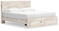 Lawroy King Panel Storage Bed with Mirrored Dresser and Chest