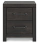 Hollivern Twin Panel Bed with Storage with Mirrored Dresser and Nightstand