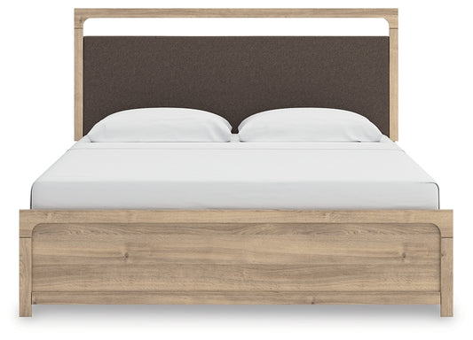 Kinlanni King Upholstered Panel Bed