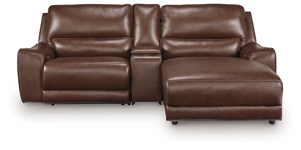 DeepWakes 3-Piece Power Reclining Sectional with Chaise