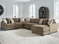 Camellia-Court 6-Piece Sectional with Chaise