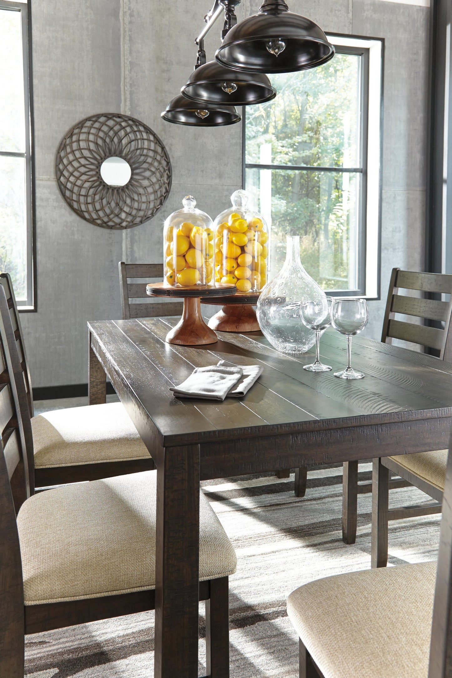 Rokane Dining Room Table Set (7/CN)