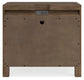 Cabalynn King Panel Bed with Storage with Mirrored Dresser, Chest and Nightstand