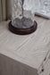 Bruchandi King Upholstered Panel Bed with Mirrored Dresser and Nightstand