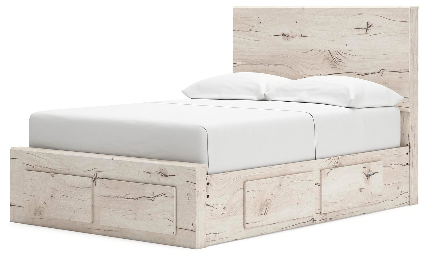 Lawroy Full Panel Storage Bed, Dresser, Mirror, Chest and Nightstand