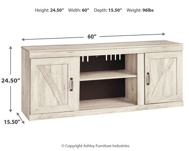 Bellaby LG TV Stand w/Fireplace Option