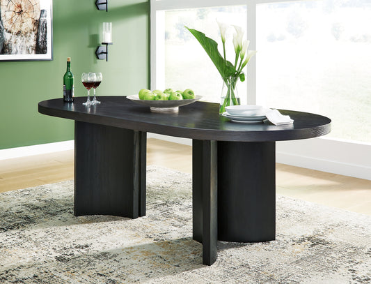 Rowanbeck Oval Dining Room Table